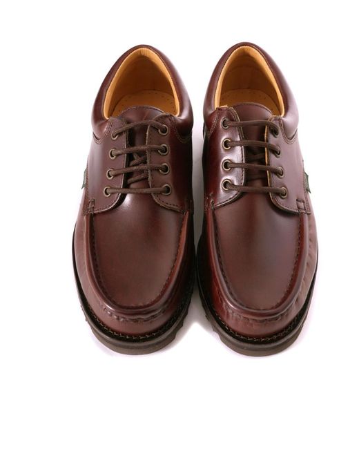 Paraboot Brown Logo Details Casual Shoes for men