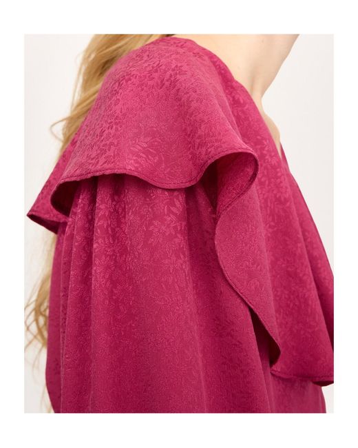 Chloé Pink Chloé Ruffled Button-Front Blouse