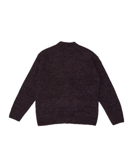 Dries Van Noten Blue Long-Sleeved Knit Cardigan for men