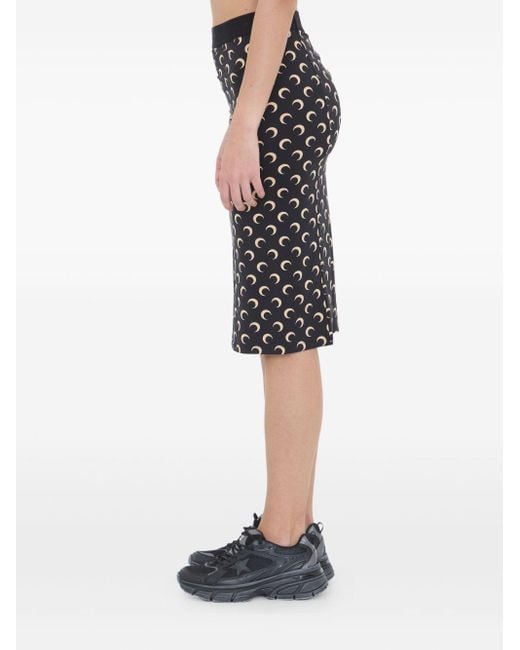 MARINE SERRE Black Skirt