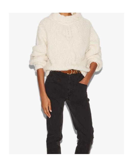 Isabel Marant White Romane Sweater