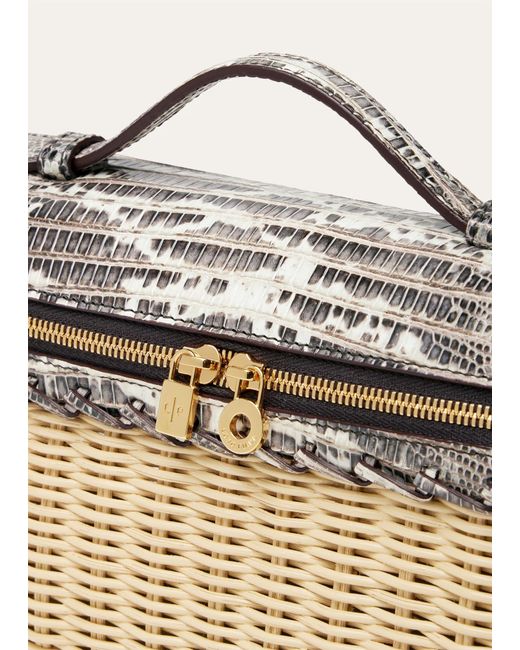 Loro Piana Metallic Extra Pocket L19 Shoulder Bag