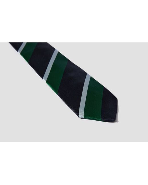 Drake's Multicolor Striped Tie for men