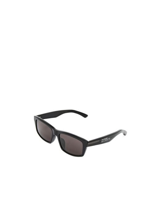 Balenciaga White Uv-Protective Rectangular Sunglasses for men