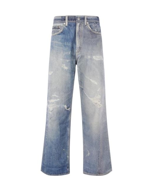 Our Legacy Blue Third Cut Distressed Jeans for men