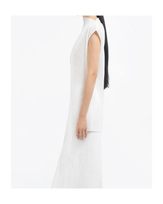 Co. White Cap Sleeve Top