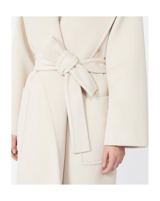 Max Mara White Studio Cloruro Tie-Waisted Coat