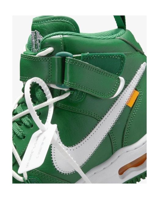 Nike Green Round Head Lace High-Top Skate Shoes for men