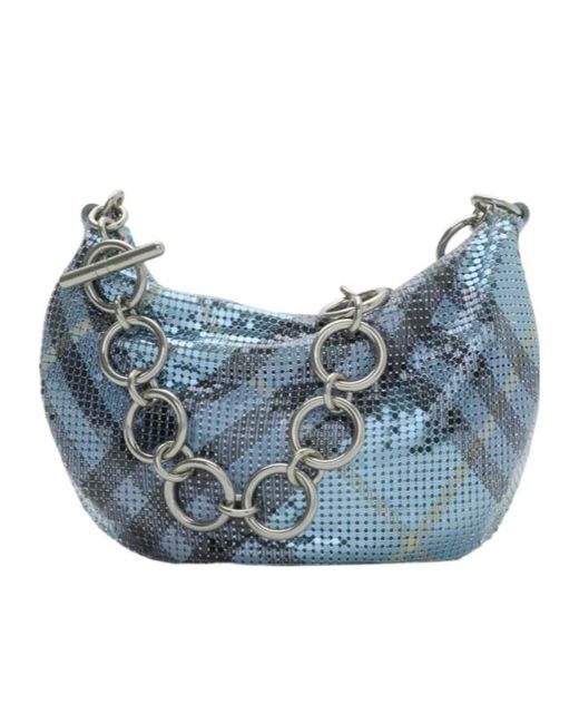 Burberry Blue Chainmail Mini Bag