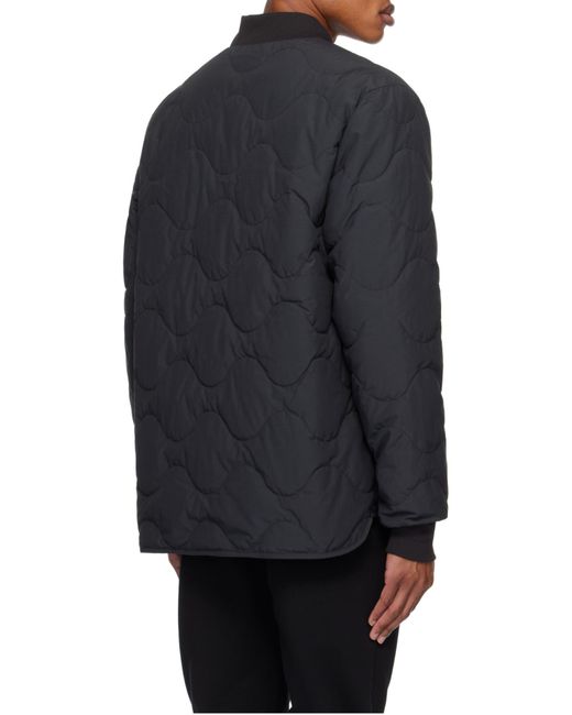 Canada Goose Black Boswell Bomber Jacket for men