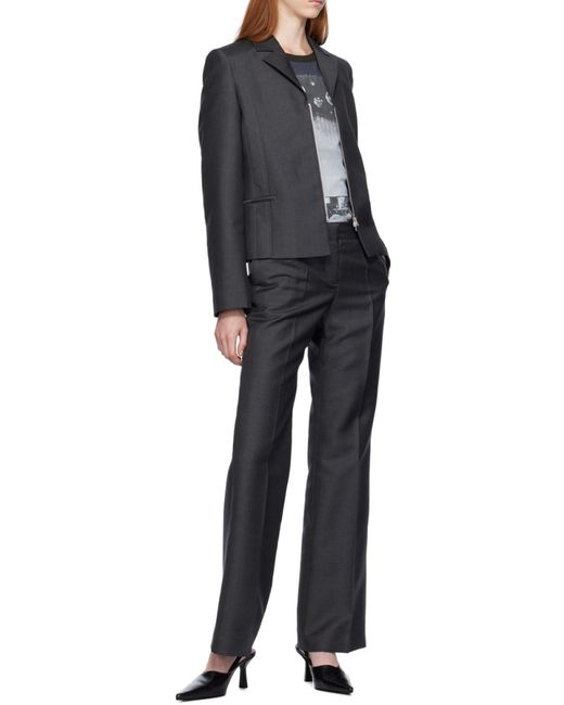 Our Legacy Gray Wool Suit Pants