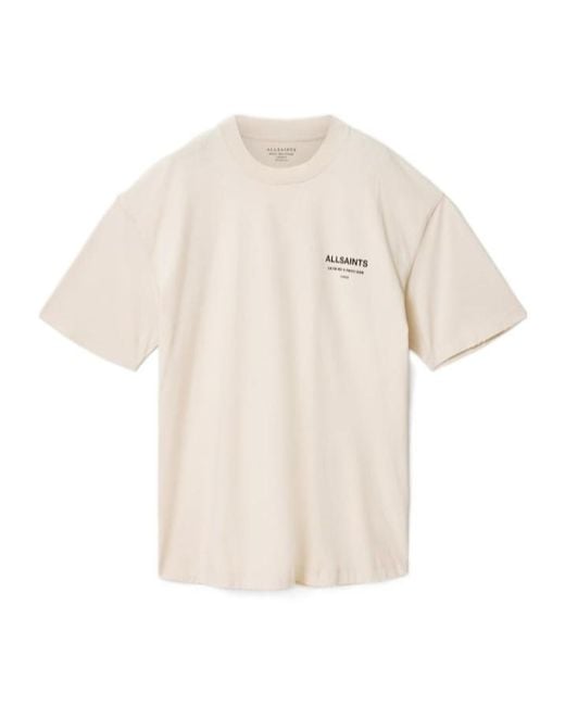 AllSaints White Dreamer T-Shirt for men