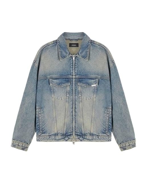 Represent Blue R4 Denim Jacket for men