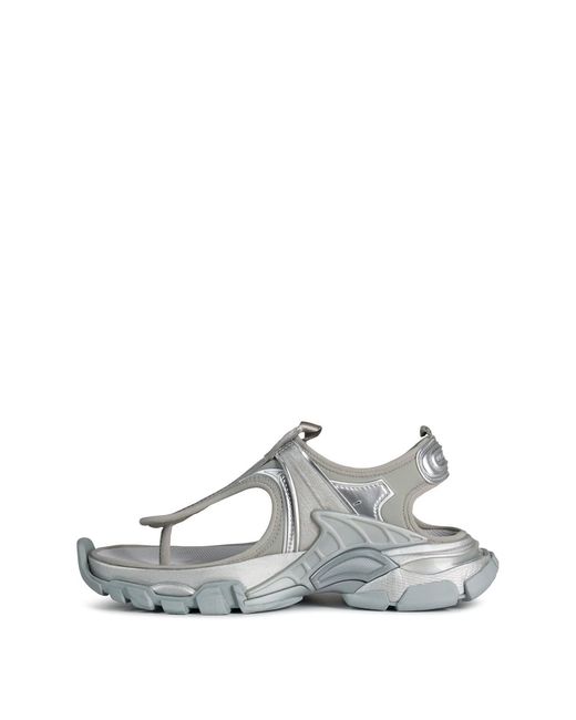 Balenciaga White Track Sandals
