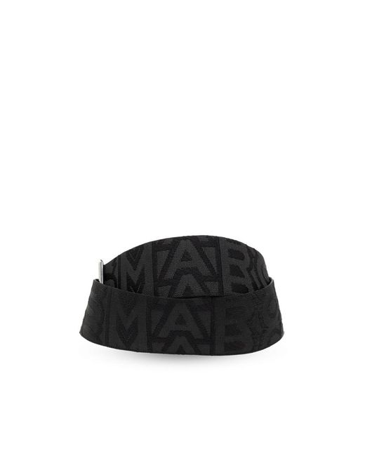 Marc Jacobs White Monogram Printed Bag Strap