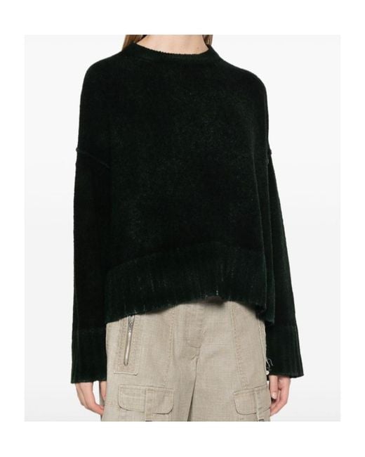 Avant Toi Black Crew Neck Sweater