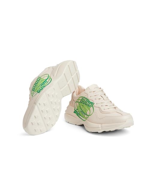 Gucci Green Rhyton Series Of Sneakers for men