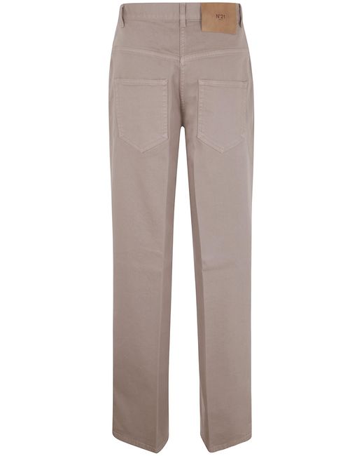 N°21 Gray Five-Pocket Jeans