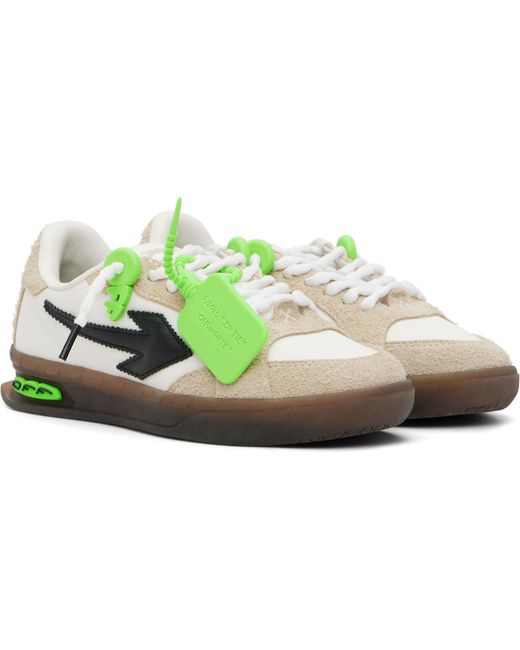 Off-White c/o Virgil Abloh Green End Of Play Low-Top Sneakers
