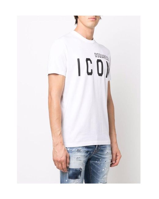 DSquared² White T-shirt for men