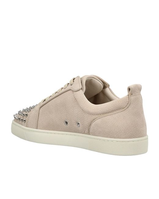 Christian Louboutin Brown Stud-Embellished Sneakers for men