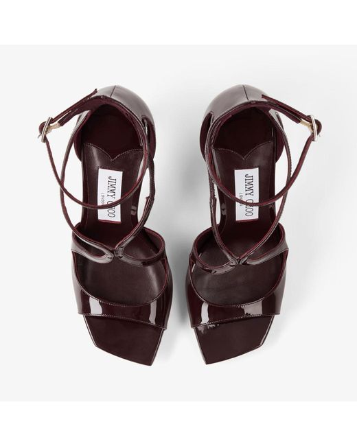 Jimmy Choo Metallic Azia High-Heeled Sandals