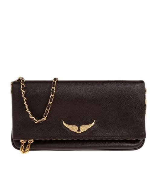 Zadig & Voltaire Black Rock Clutch Bag
