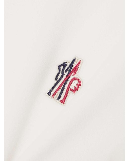 Moncler White Long Sleeve Sweatshirt Jacket