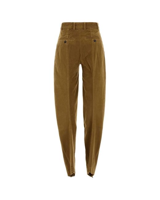 Y. Project Green Velvet Trousers