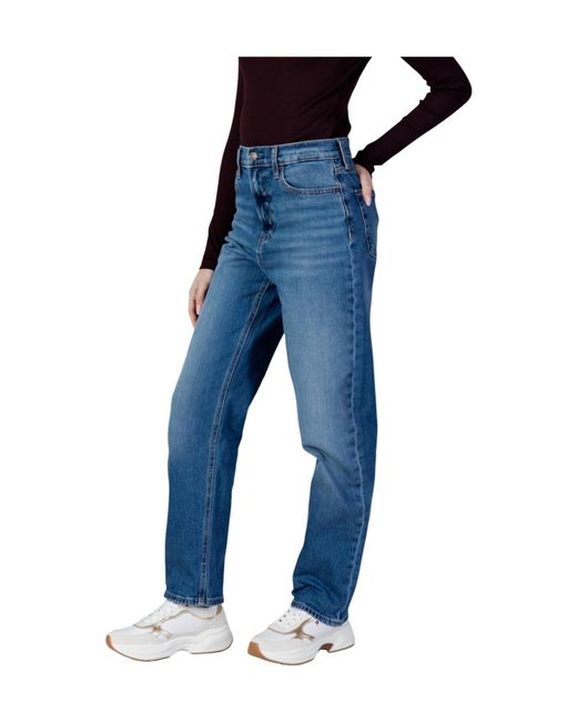 Calvin Klein Blue Button-Fastening Five-Pockets Jeans