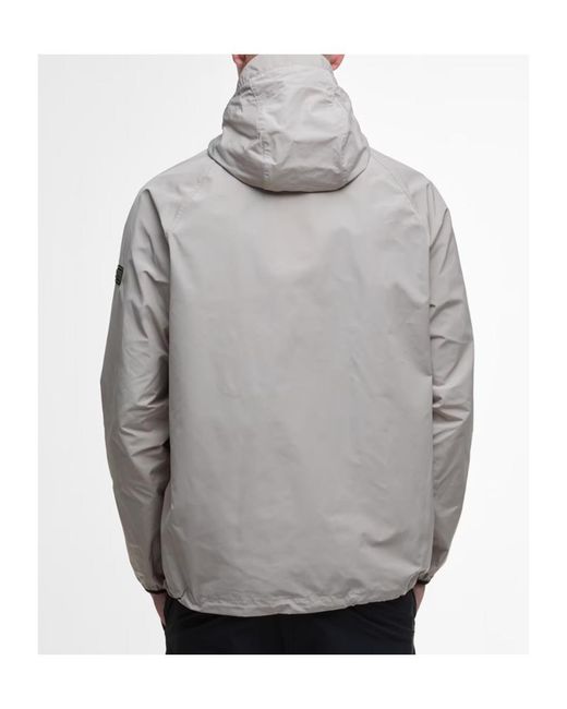 Barbour Gray Porter Showerproof Jacket for men