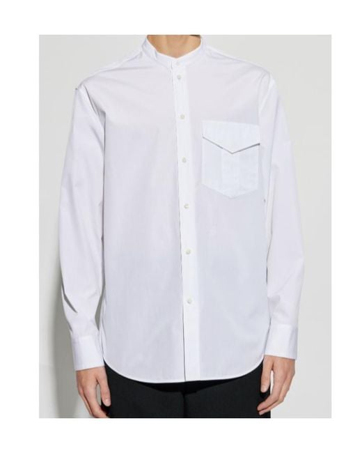 Jil Sander White Shirt With Pocket for men