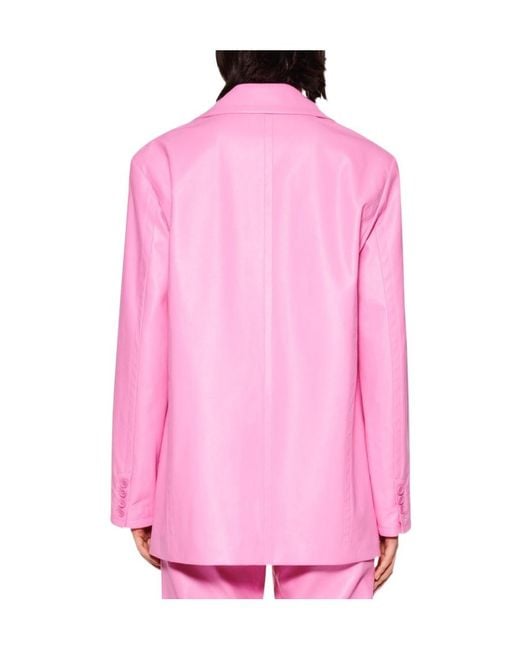 STAND Pink Lapel Suit Coat