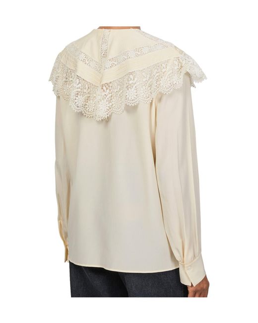 Chloé White Long-Sleeved Top