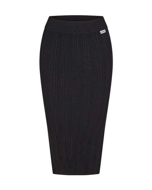 Boss Black Fitted Knit Dress
