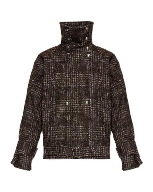 IRO Brown Long-Sleeved Casual Jacket