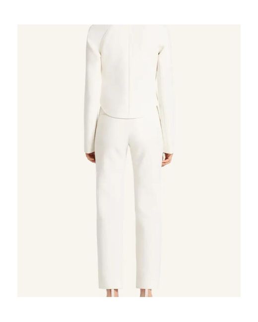 Courreges White Heritage Tailored Trousers