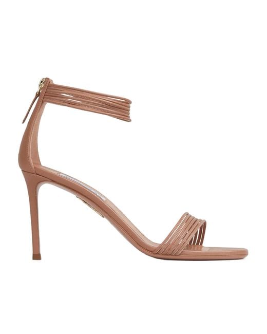 Aquazzura Pink Sway Sandals