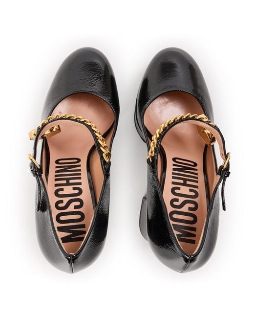 Moschino Black Thick-Soled High Heels