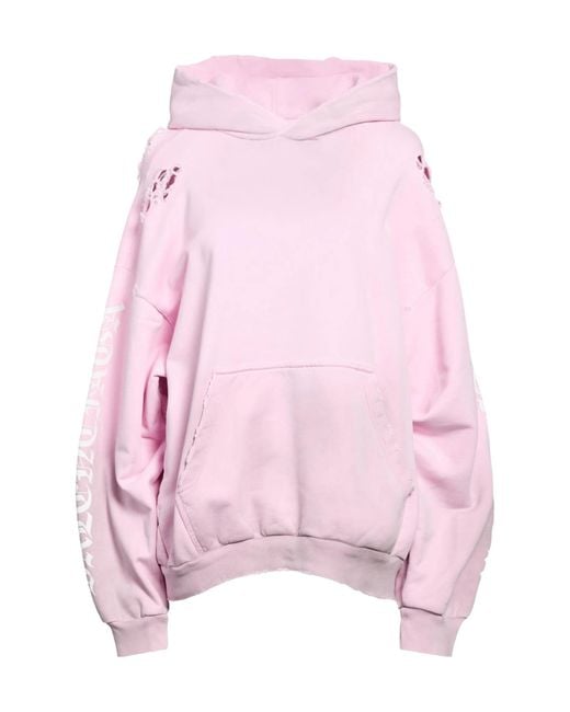 Balenciaga Pink Solidcolor Hoodie