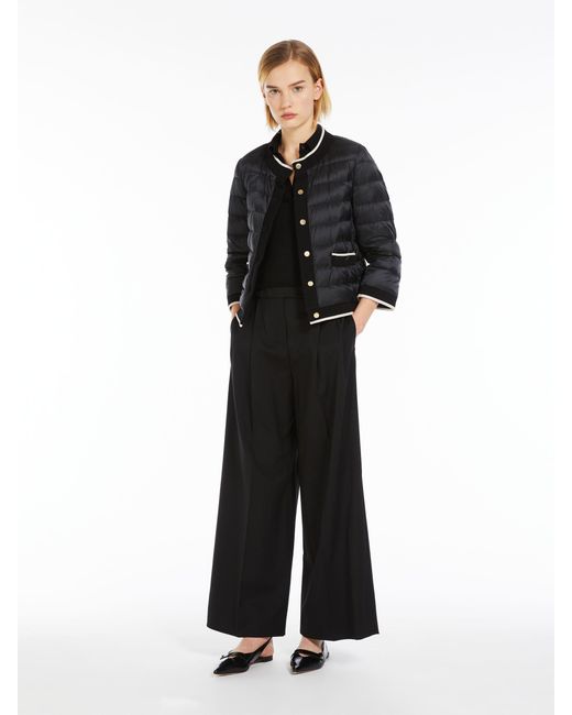 Max Mara Black Wool Polo Neck Sweater