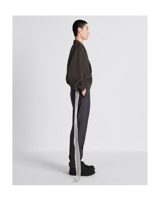 Dior Blue Homme Button Detailed Straight-Leg Trousers for men