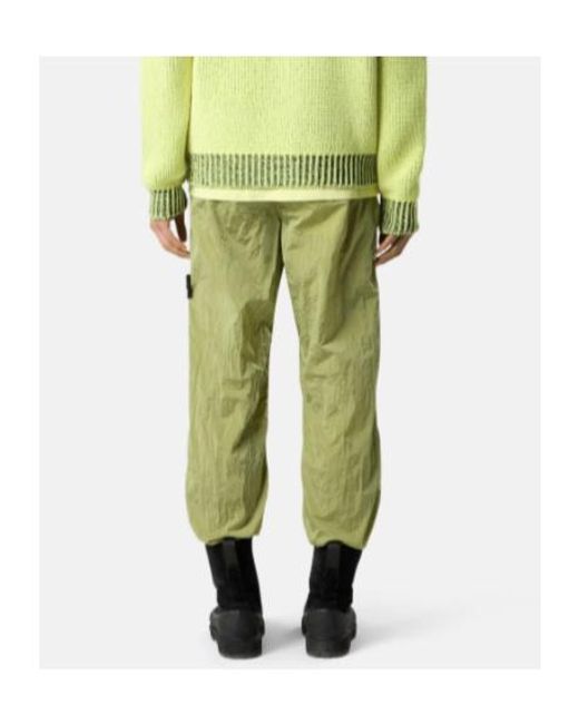 Stone Island Green Track Pants for men