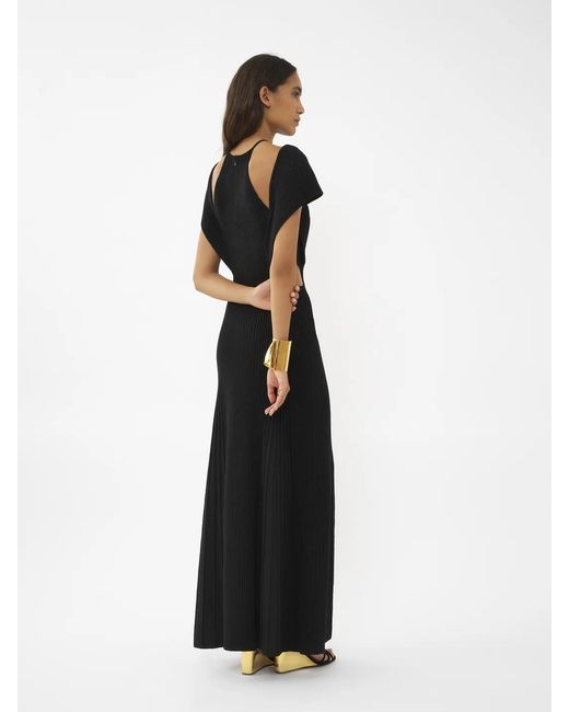 Chloé Black Chloé Cut-Out Sleeveless Maxi Dress