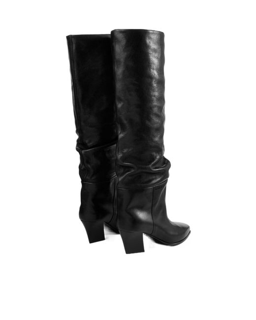 Jimmy Choo Black Pointed-Toe Boots