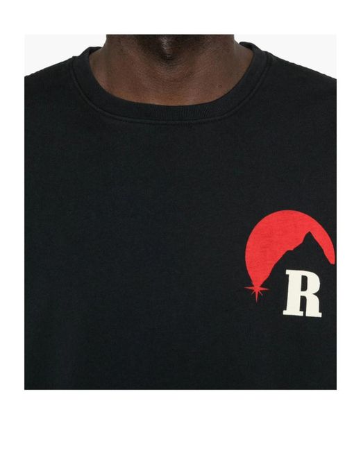 Rhude Black Moonlight Regatta T-Shirt for men