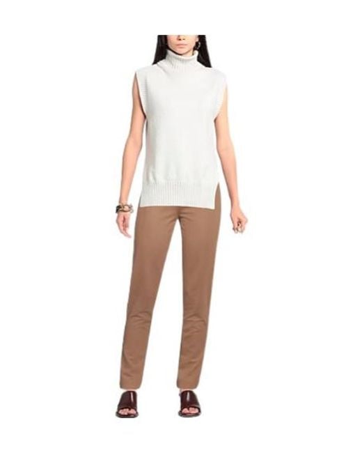 Max Mara Natural Simple Casual Trousers