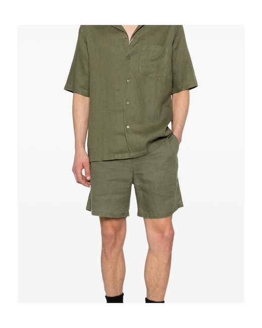 Samsøe & Samsøe Green Elastic Waist Shorts for men