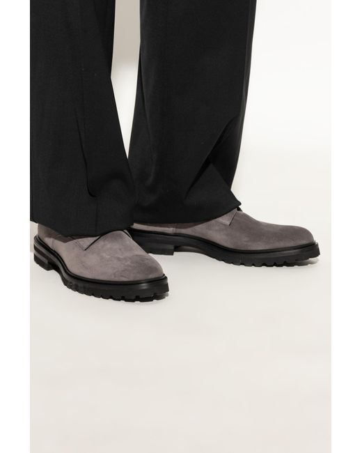 Dolce & Gabbana Brown Oxford Lace-Up Shoes for men