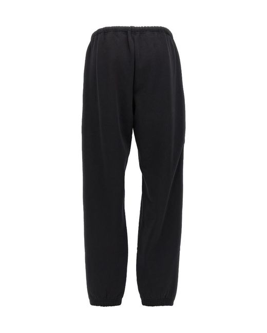 Moncler Black Logo Patch Drawstring Joggers